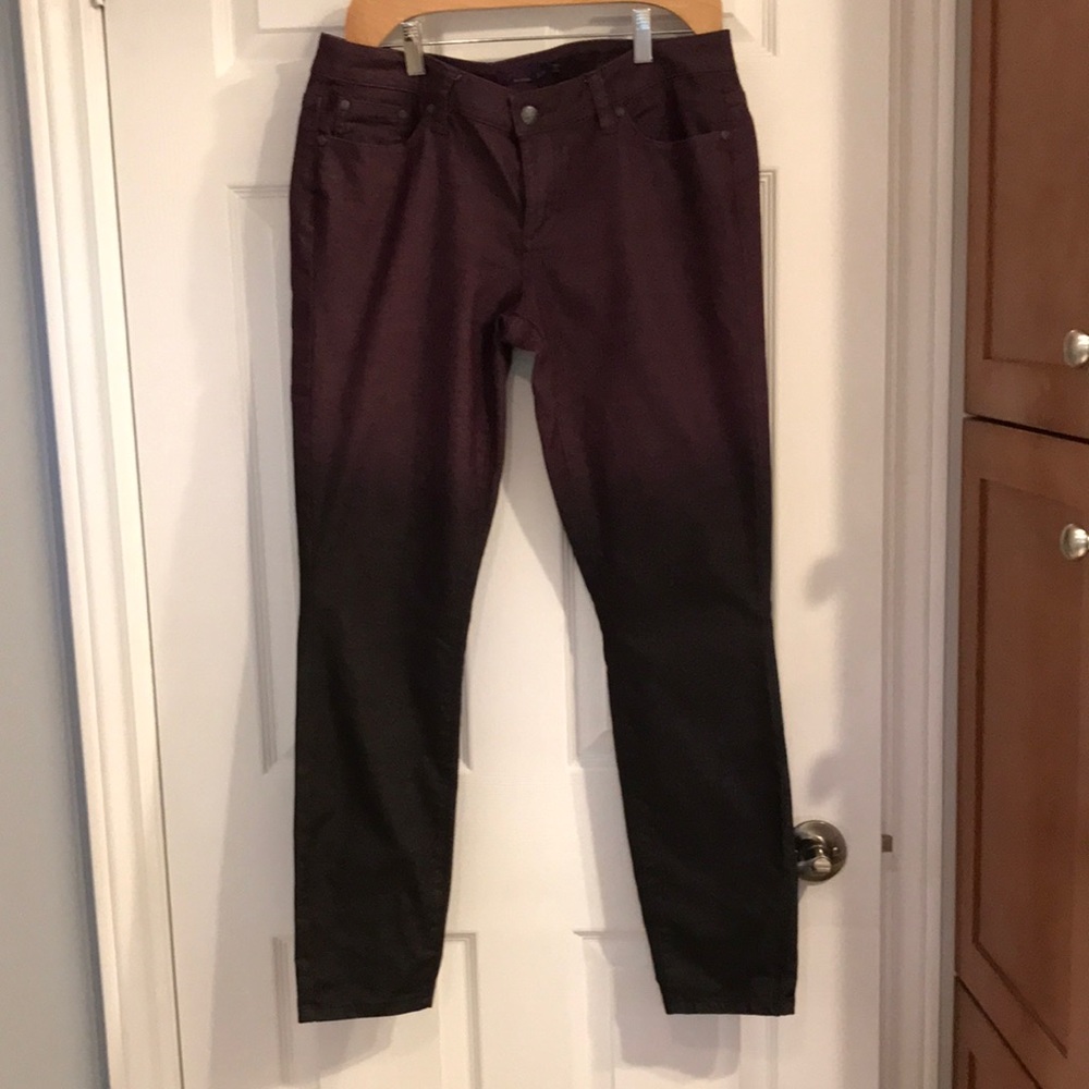 Prana jeans purple ombre